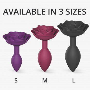 Open Roses Silicone Anal Plug
