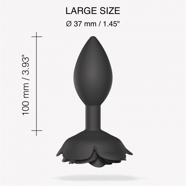 Open Roses Silicone Anal Plug