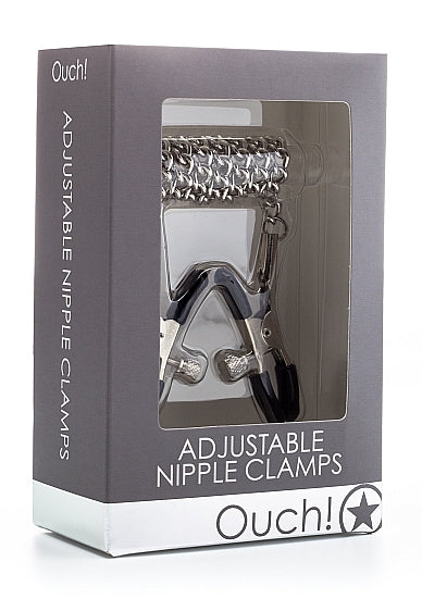 Ouch! Adjustable Nipple Clamps by Shots