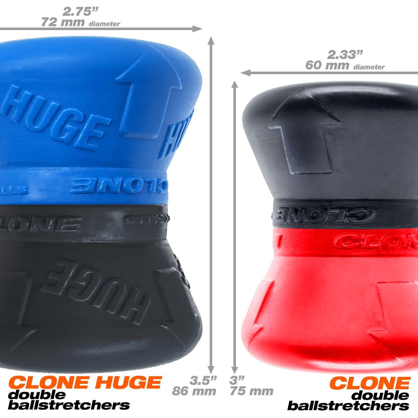 Oxballs Clone Duo 2-Pack Ball Stretcher
