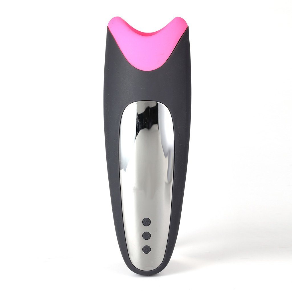 Maia Piper Vibrating Self-Heating Silicone Masturbation Sleeve with Suction