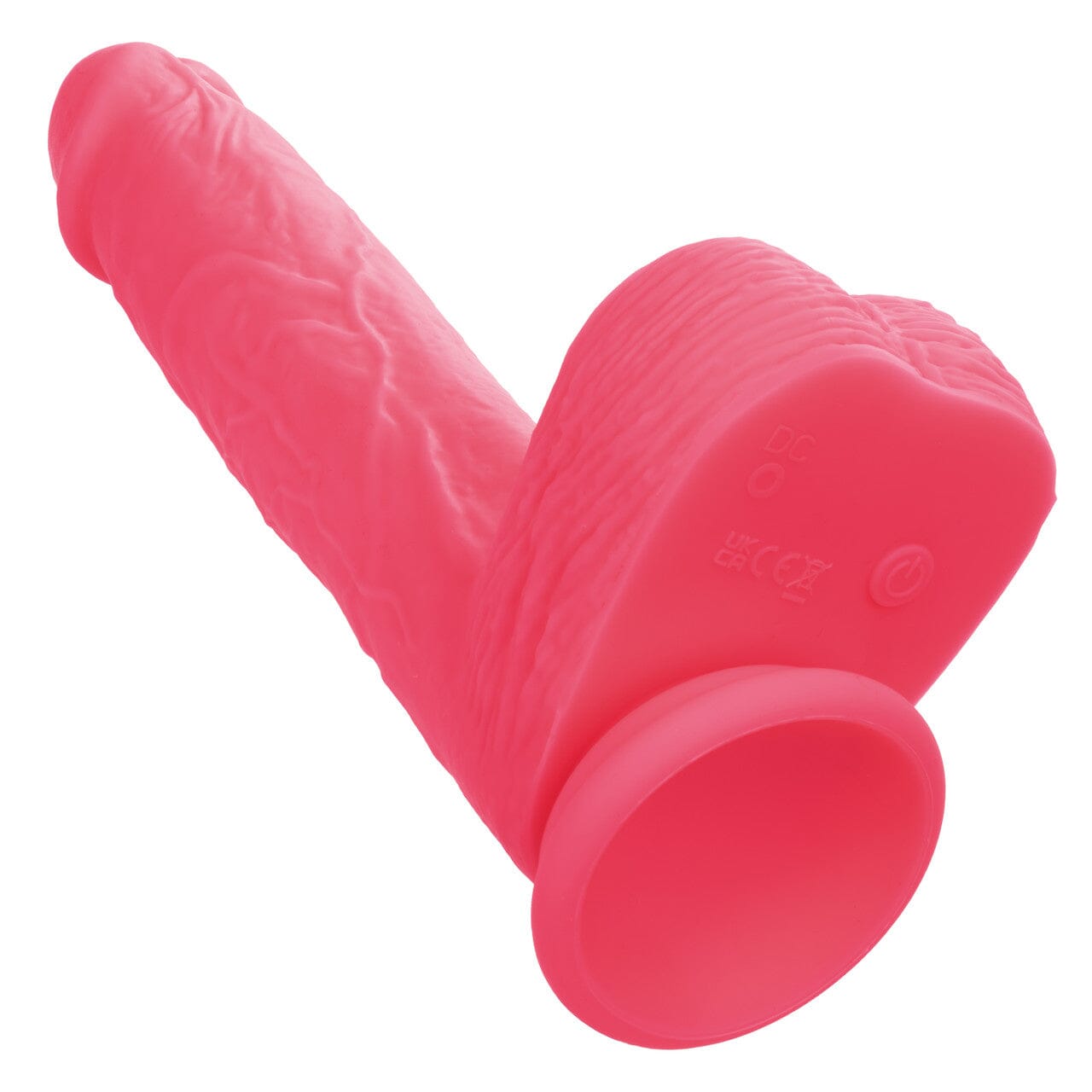 Rumbling & Thrusting Silicone Stud - Screwing + vibrating dildo