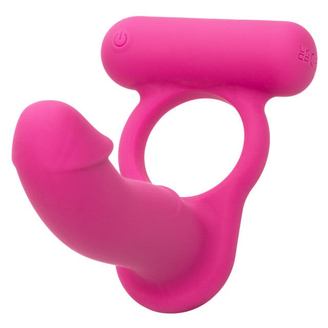 Double Diver Vibrating Cock Ring for DP + Clitoral Stimulation