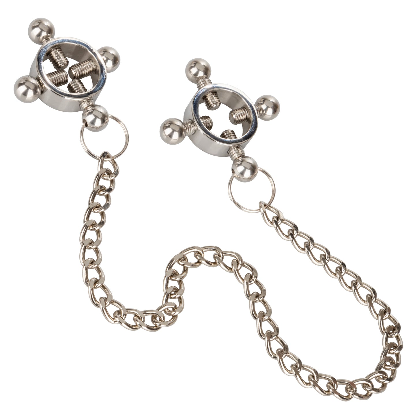 Nipple Grips Rings with Chain