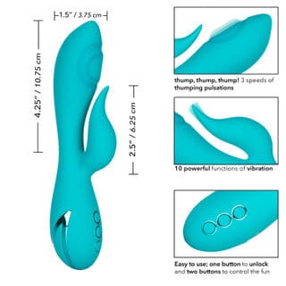 California Dreaming Santa Monica Starlet - Thumping + Flickering Rabbit Vibrator