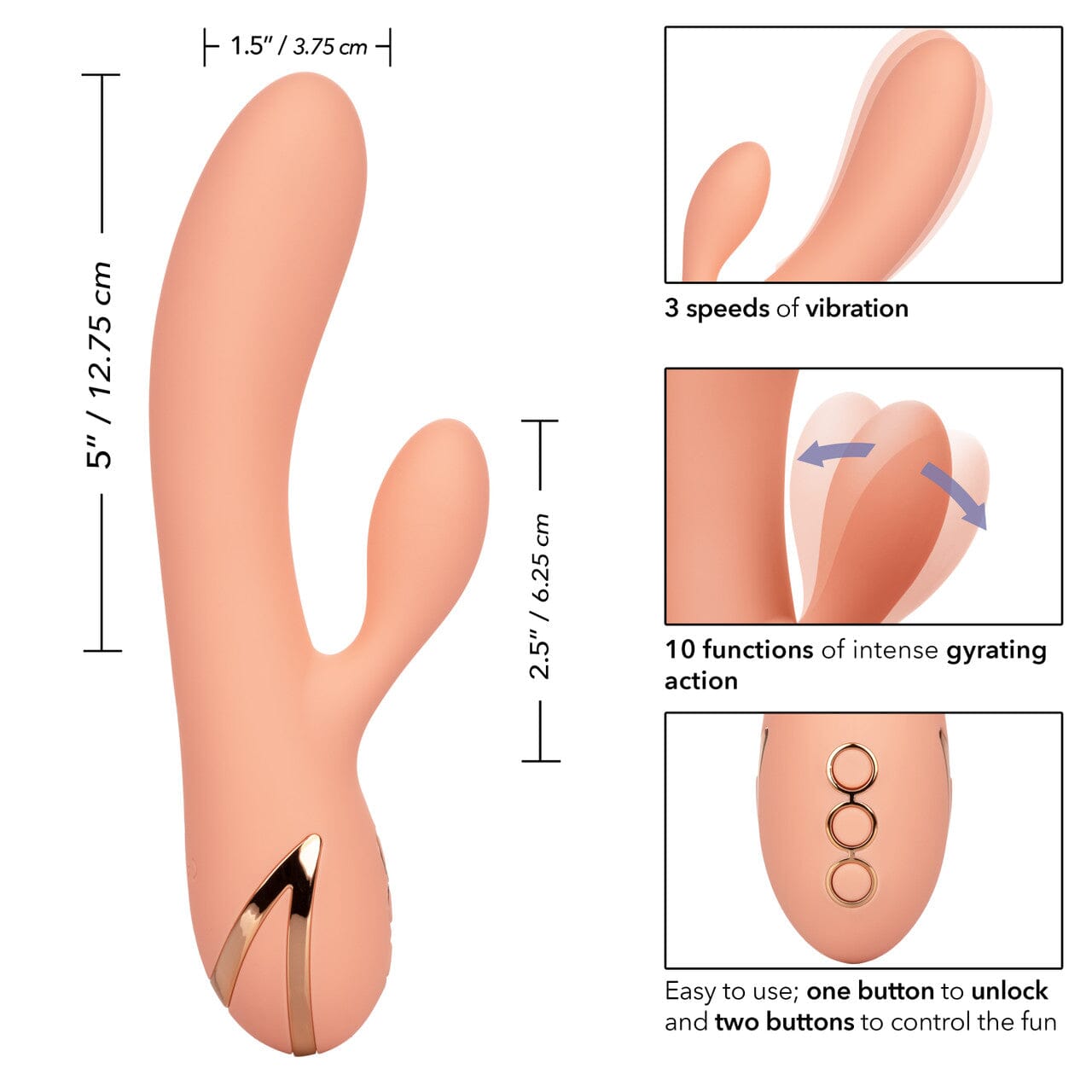 California Dreaming Monterey Magic - Clit-Thumping Rabbit Vibrator