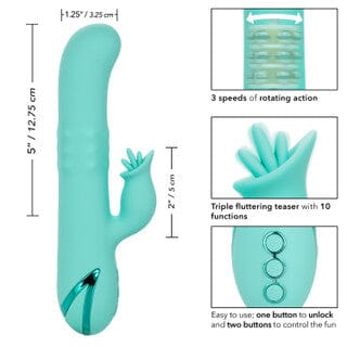 California Dreaming Bel Air Bombshell - Rotating-Beads Rabbit Vibrator