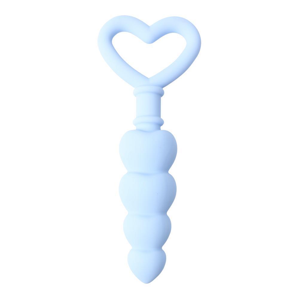 Sex In The Shower Silicone Heart Anal Beads