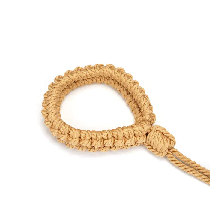 Shibari Bondage Rope Collar & Leash