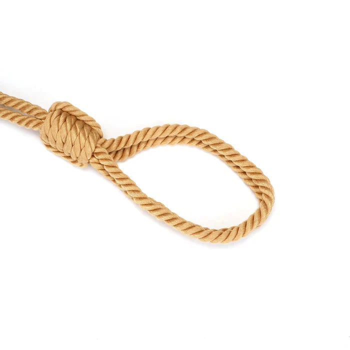 Shibari Bondage Rope Collar & Leash