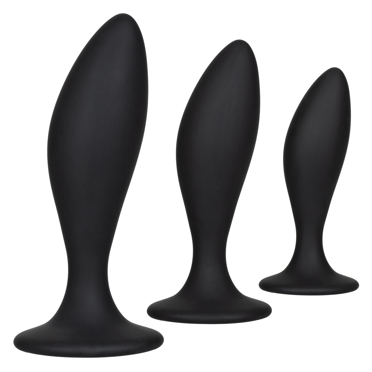 Silicone Anal Curve Kit - 3 Butt Plugs
