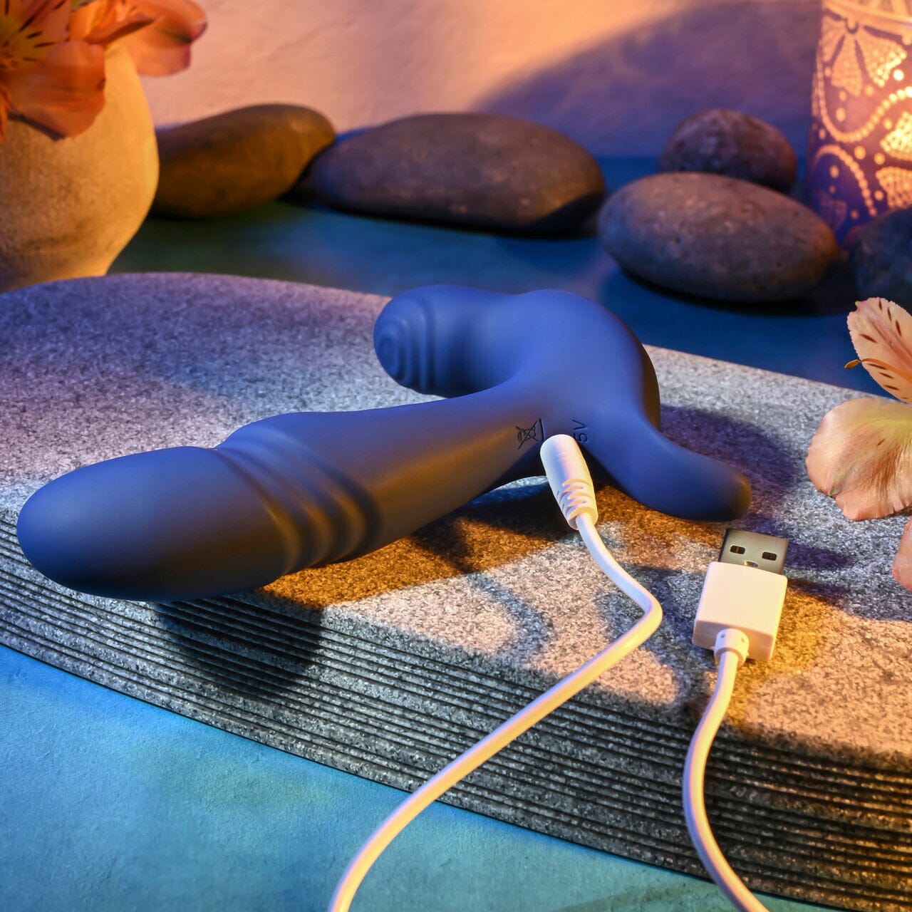 True Blue Thrusting Prostate Vibrator