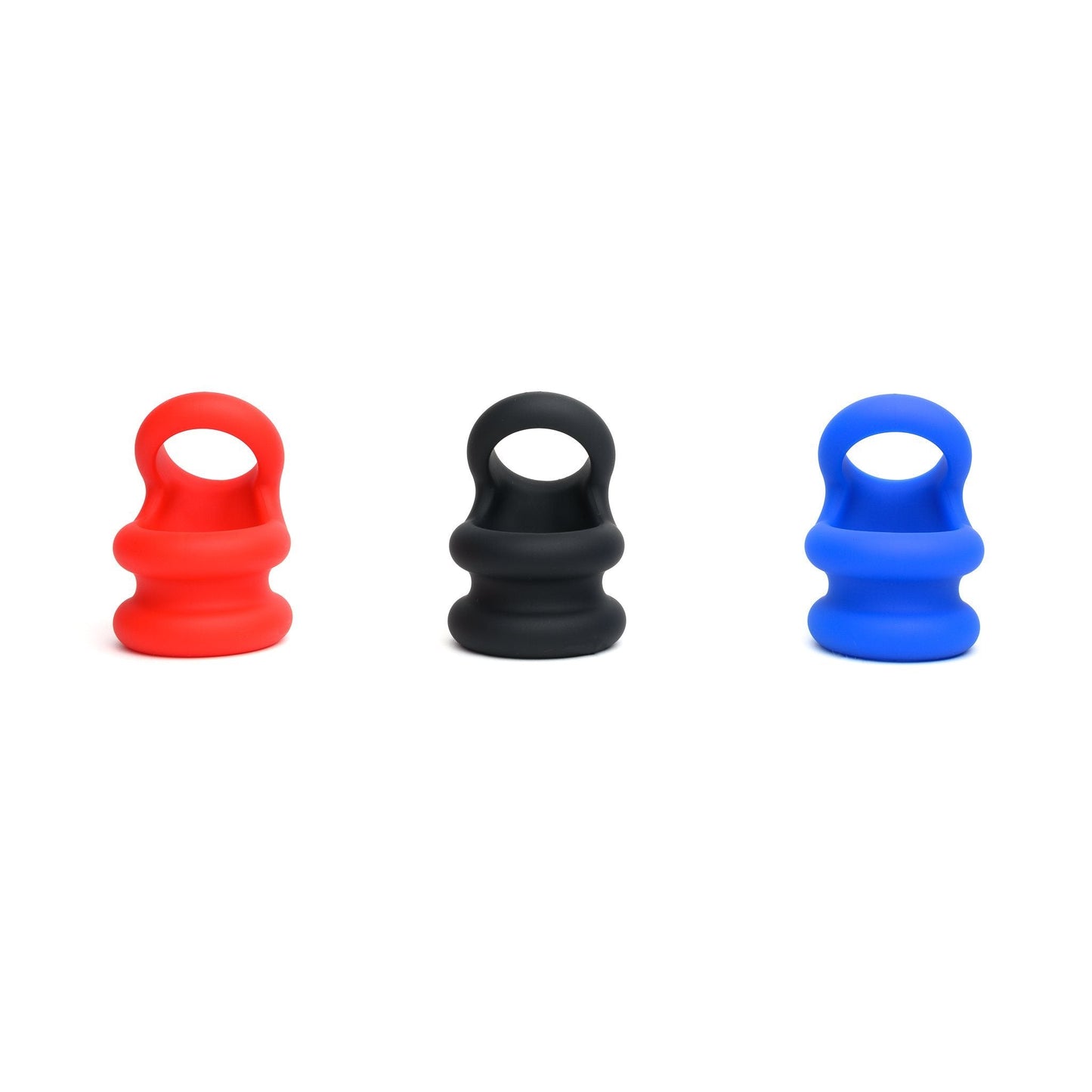 Switch Hitter Silicone Cock Ring + Ball Stretcher Combo