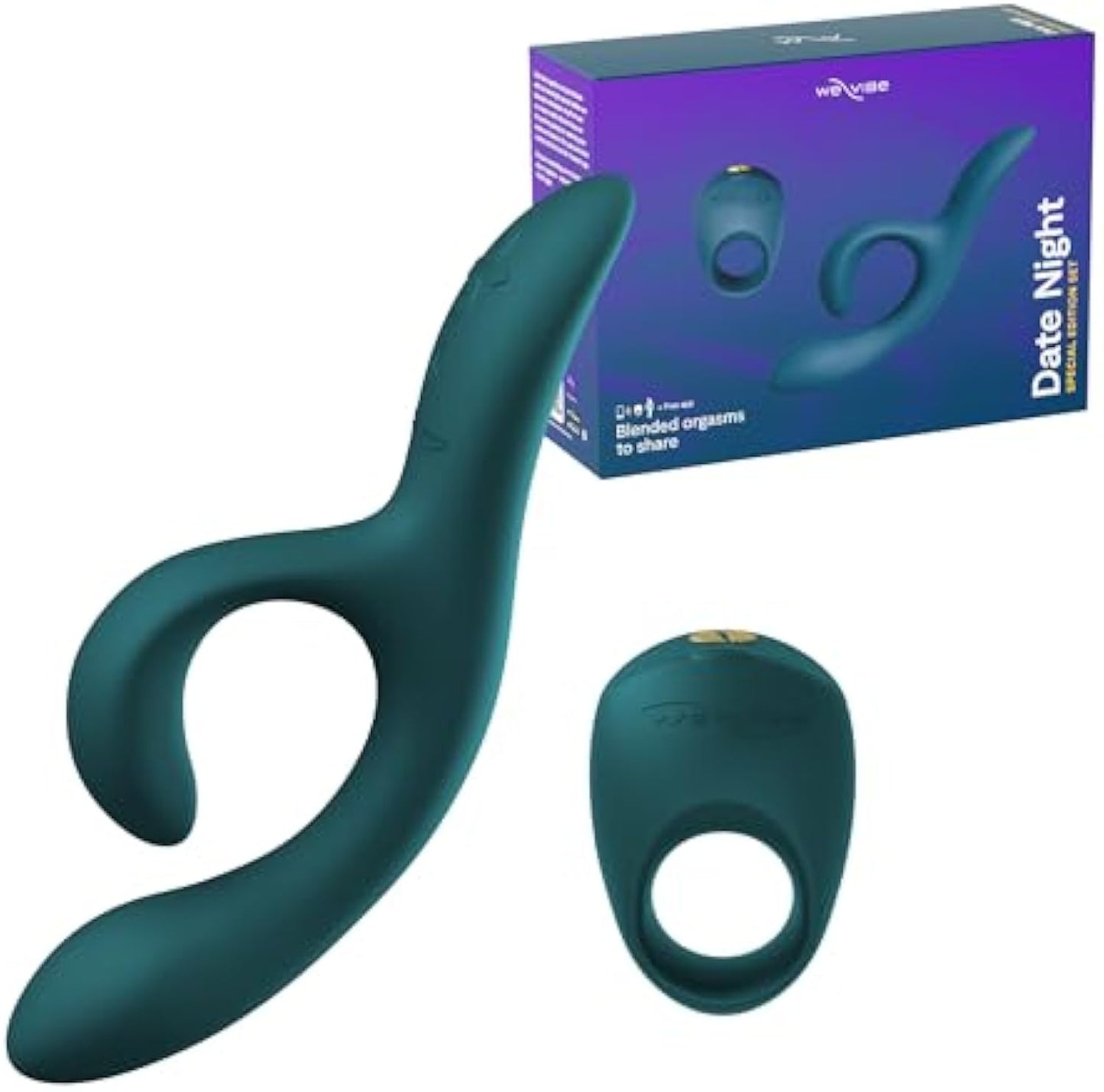 We-Vibe Date Night Couples Sex Toy Kit G Spot Rabbit Vibrator & Vibrating Cock Ring