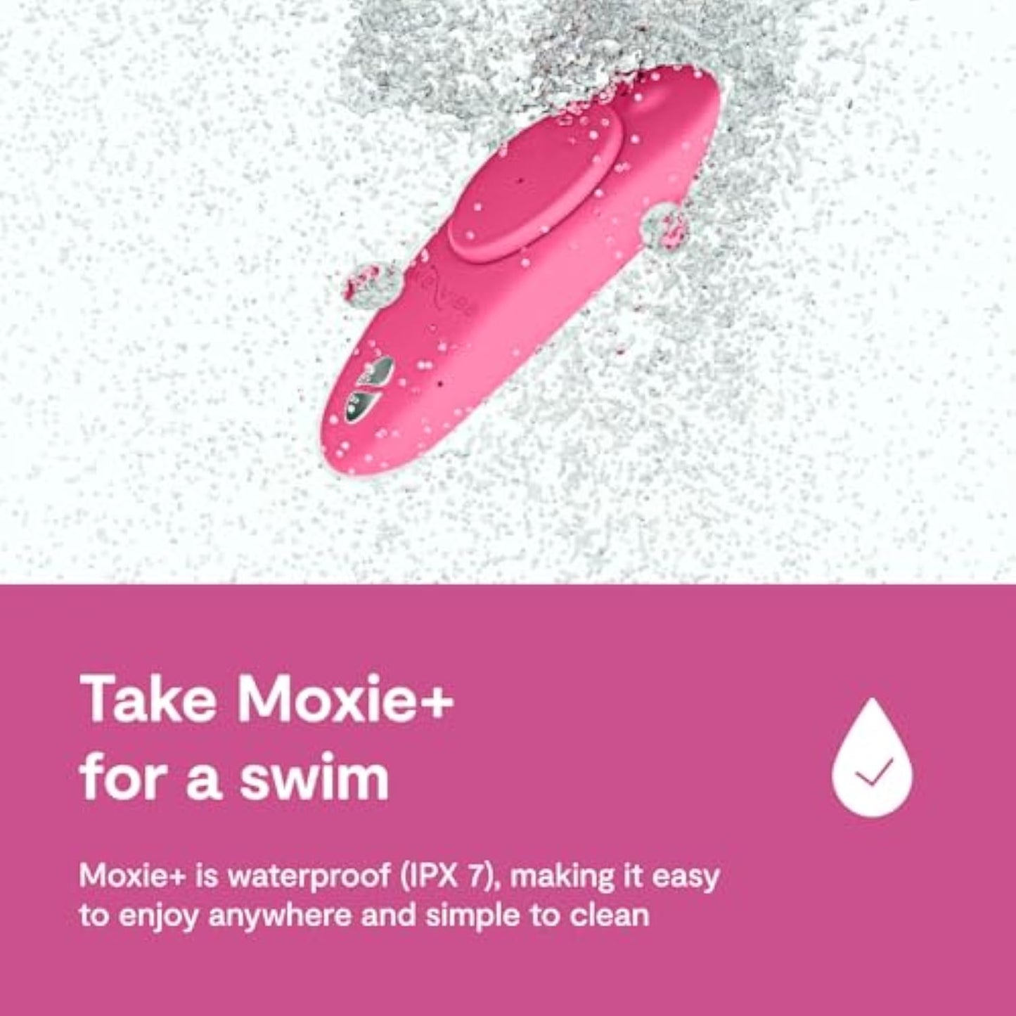 We-Vibe Moxie Wearable Lay On Panty Vibrator