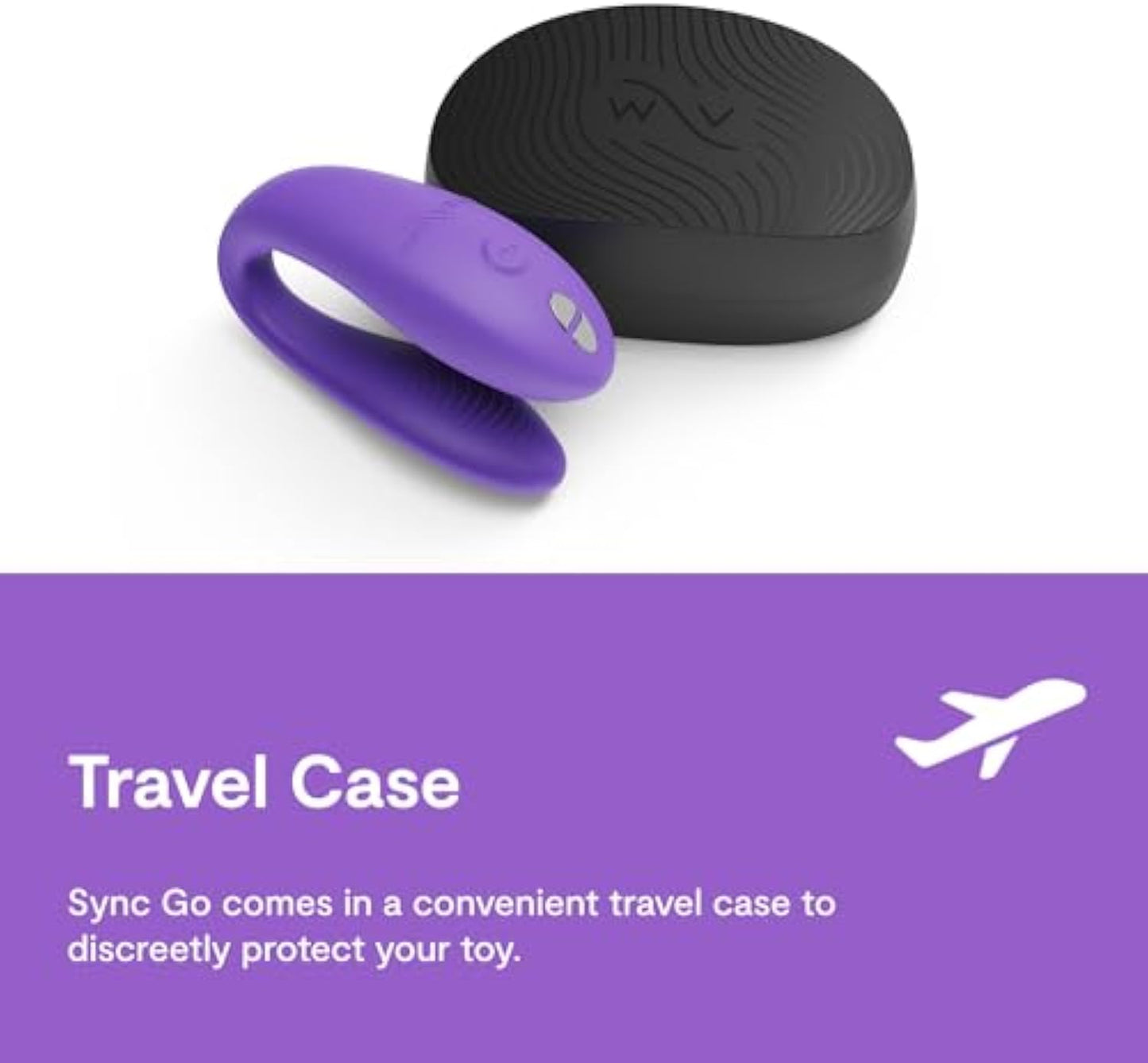 We-Vibe Sync Go Couples Vibrator with Travel Case
