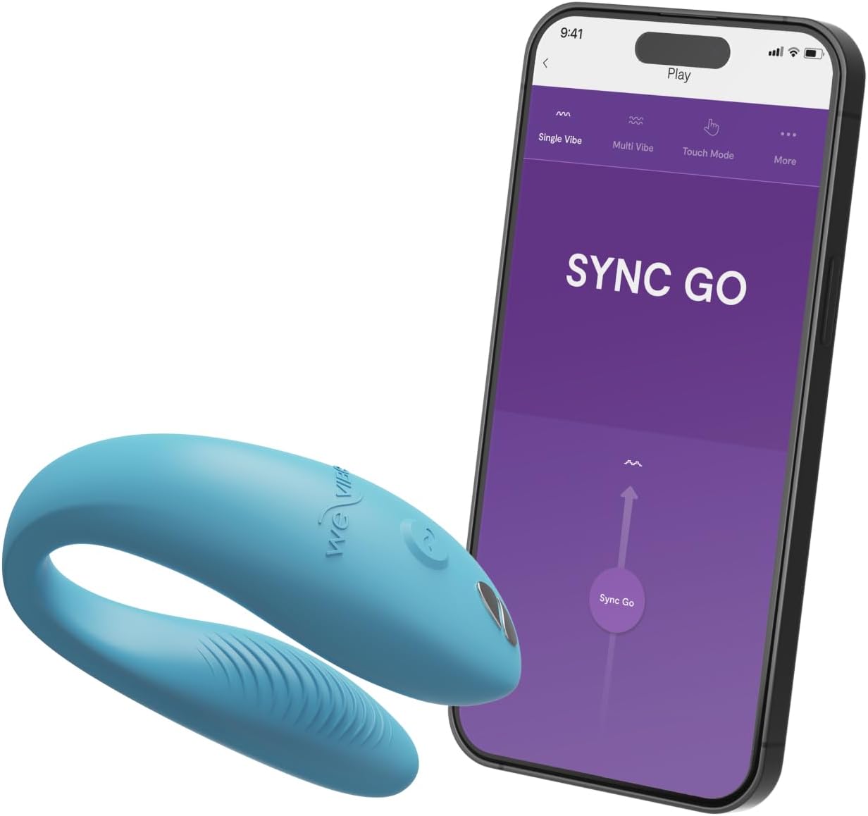 We-Vibe Sync Go Couples Vibrator with Travel Case