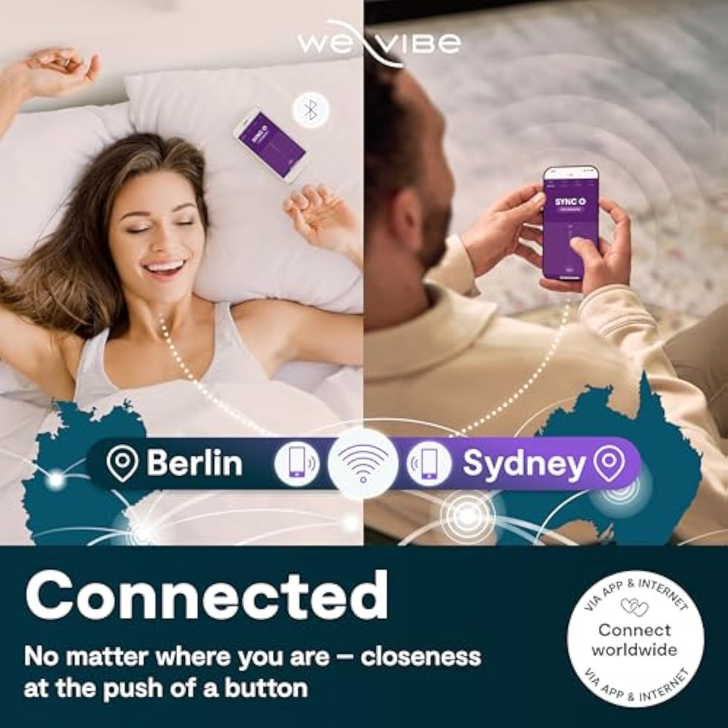 We-Vibe Sync O Couples Vibrator Wearable Remote Control