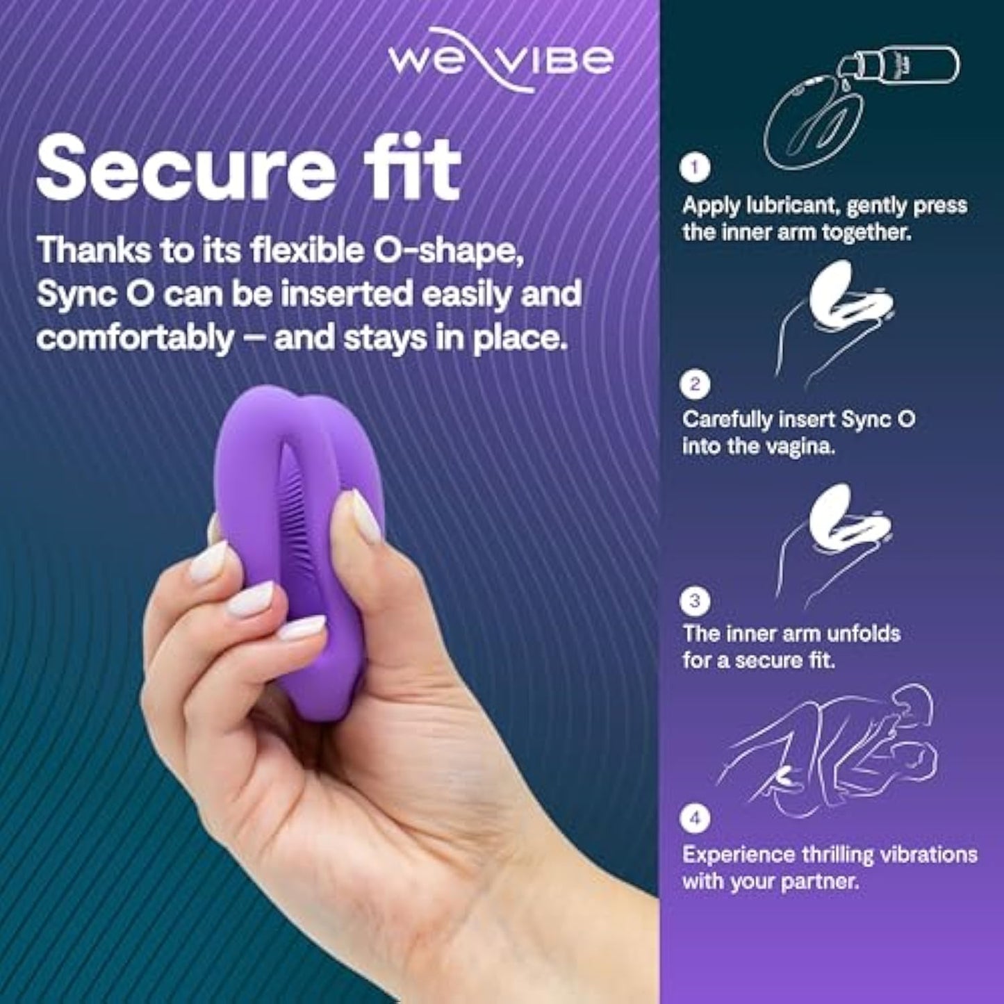 We-Vibe Sync O Couples Vibrator Wearable Remote Control