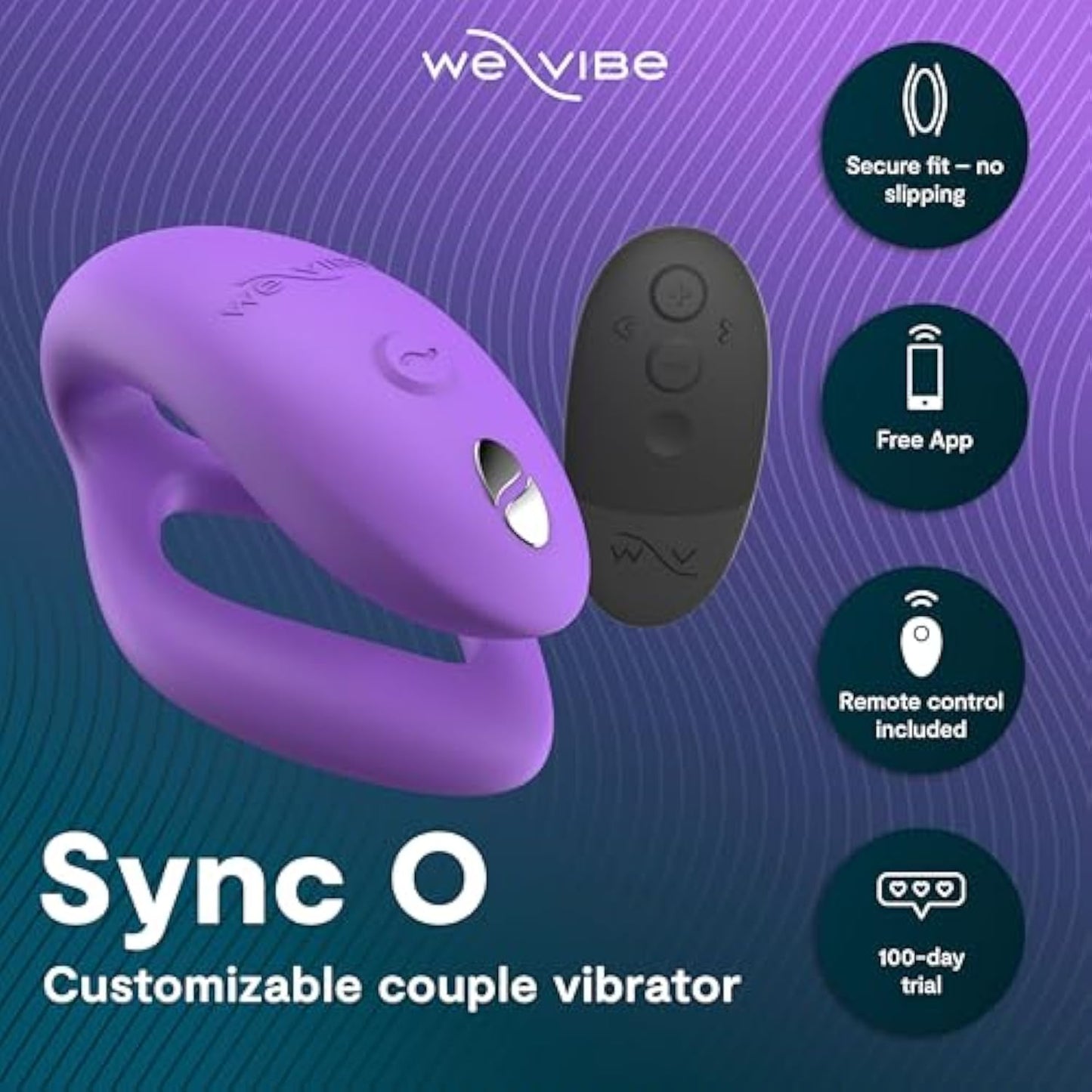 We-Vibe Sync O Couples Vibrator Wearable Remote Control