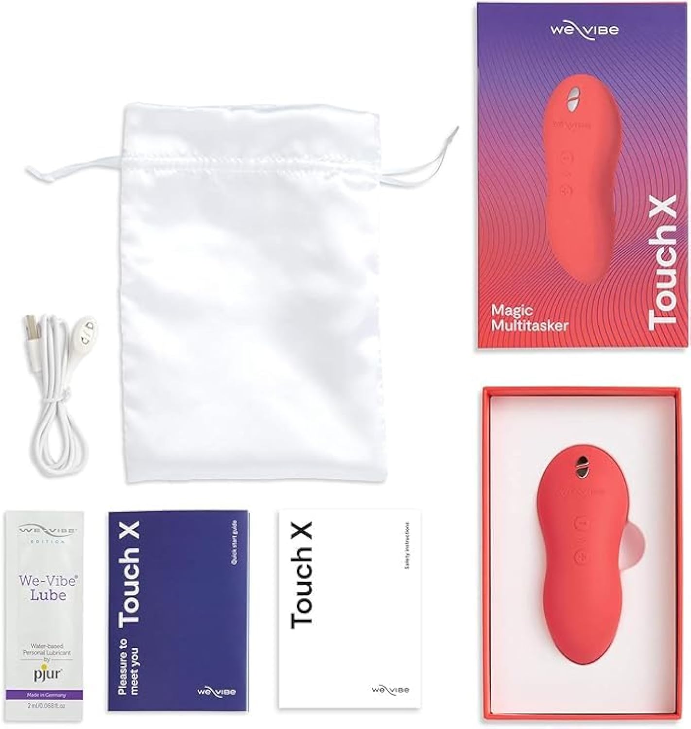 We-Vibe Touch X Lay On Vibrator Vibrating
