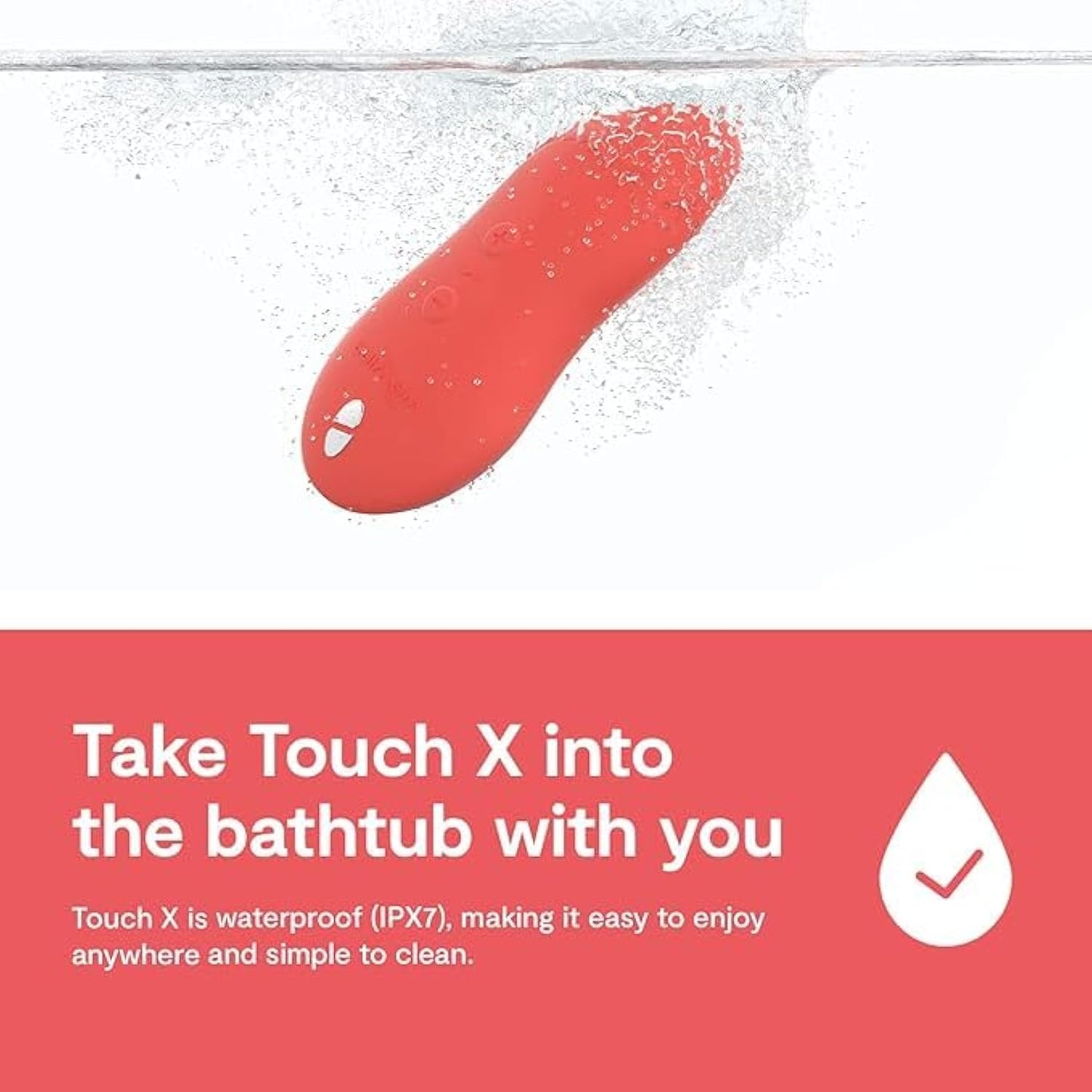 We-Vibe Touch X Lay On Vibrator Vibrating