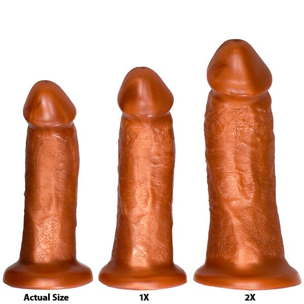 SquarePegToys® Wyatt Harness - Suction Cup, SuperSoft Silicone Dildo