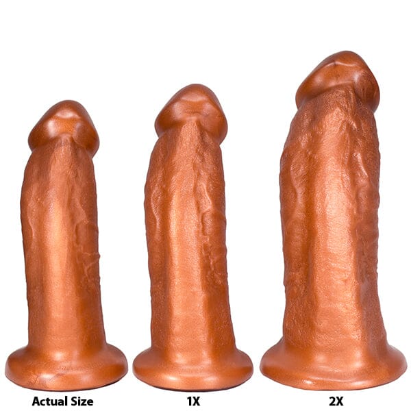SquarePegToys® Wyatt Harness - Suction Cup, SuperSoft Silicone Dildo