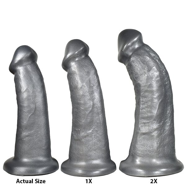 SquarePegToys® Wyatt Harness - Suction Cup, SuperSoft Silicone Dildo