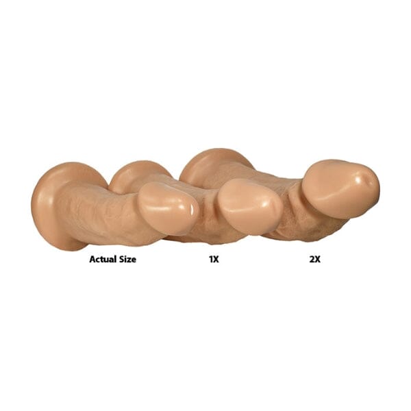 SquarePegToys® Wyatt Harness - Suction Cup, SuperSoft Silicone Dildo