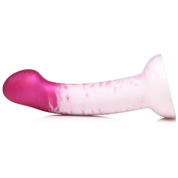 G-Swirl G-spot Marbled Silicone Dildo