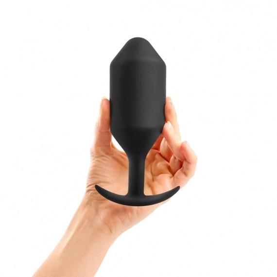 b-Vibe Snug Plug Weighted Silicone Butt Plugs - 7 Sizes