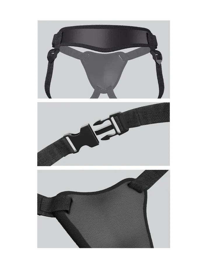 Body Dock Elite Harness for Suction Cup Dildos, Padded Backing