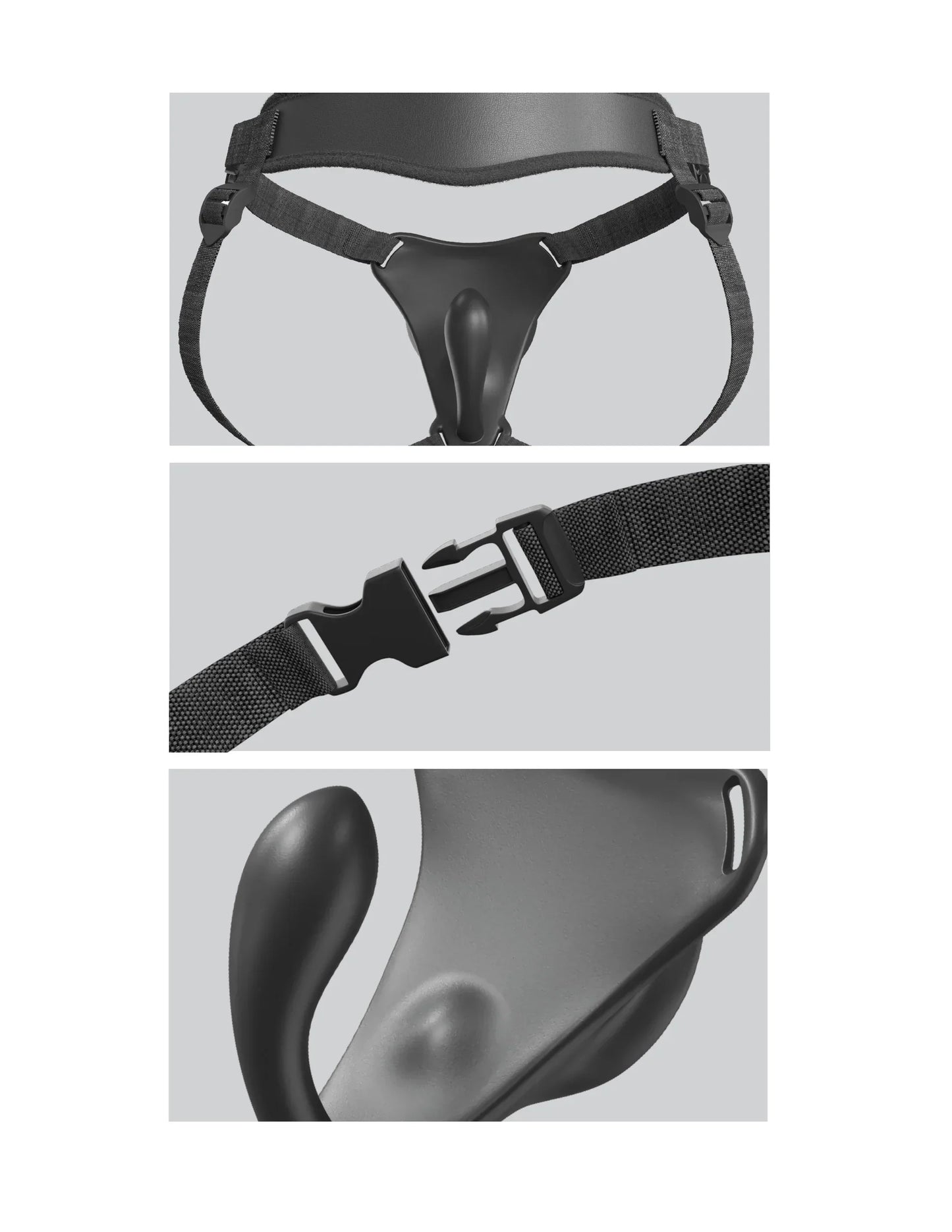 Body Dock G-Spot Pro vibrating vagina plug strap-on harness