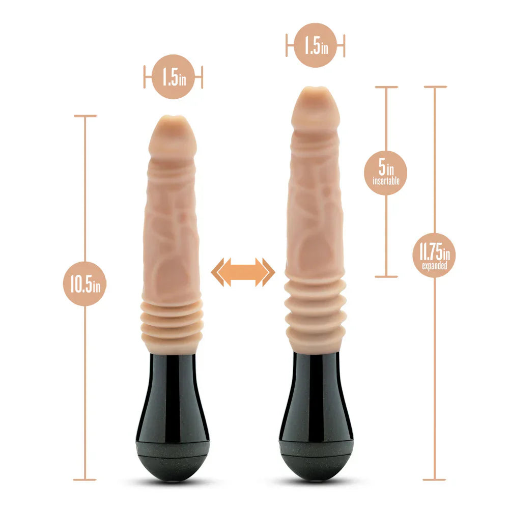 Dr. Knight Silicone Thrusting Dildo