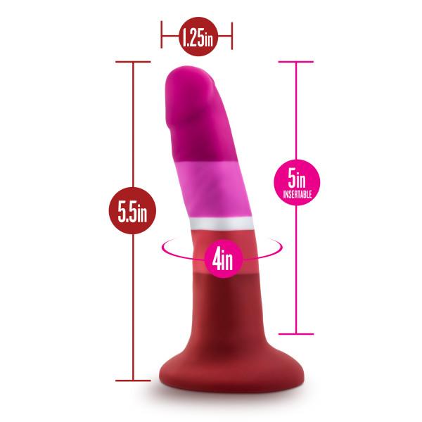 Avant Pride P3 Beauty Petite Harness Ready Suction Cup Silicone Dildo