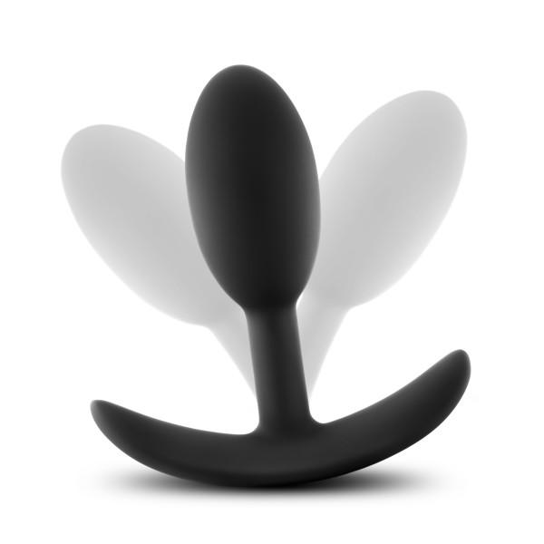 Blush Luxe Wearable Vibra Slim Silicone Butt Plugs, Small & Medium