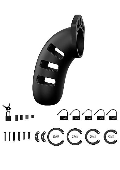 Mancage Model 21 - 4.5 Inches Chastity Silicone Cock Cage