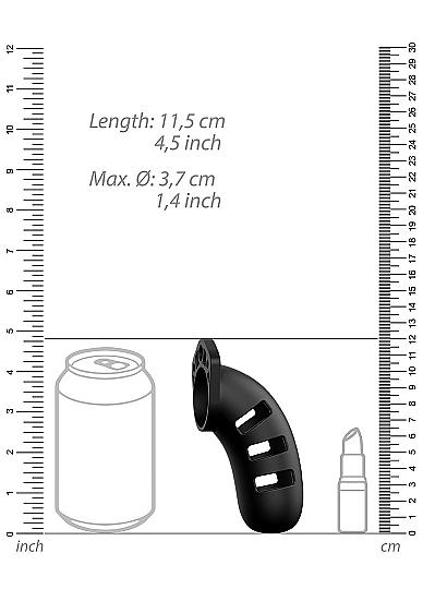 Mancage Model 21 - 4.5 Inches Chastity Silicone Cock Cage