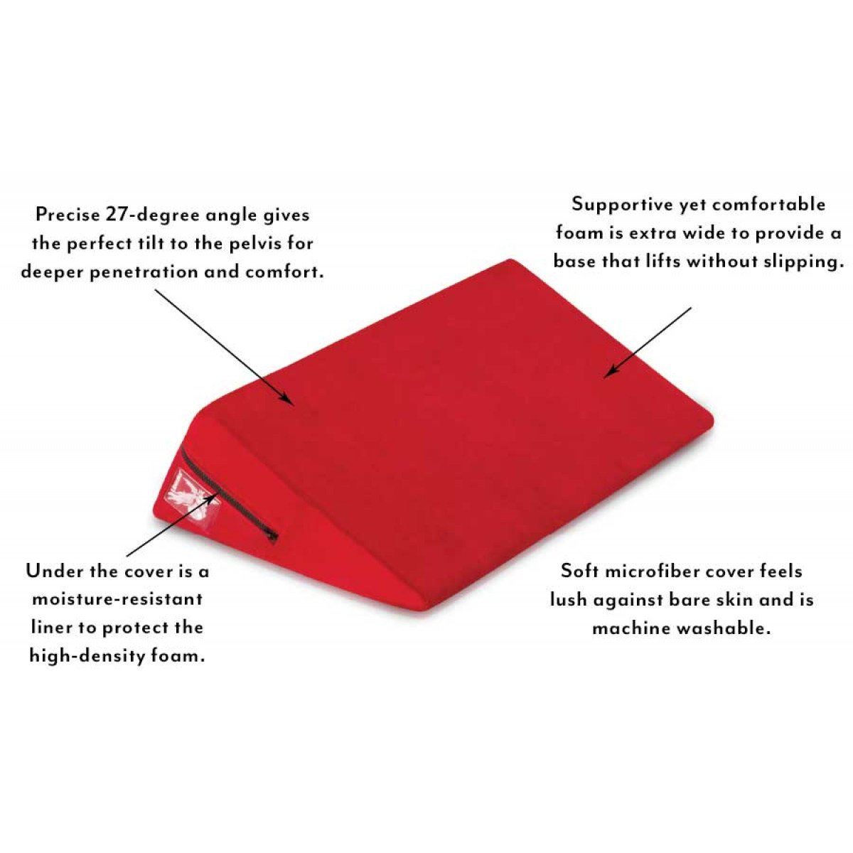 Liberator Wedge Plus Size High-Density Foam Positioning Pillow