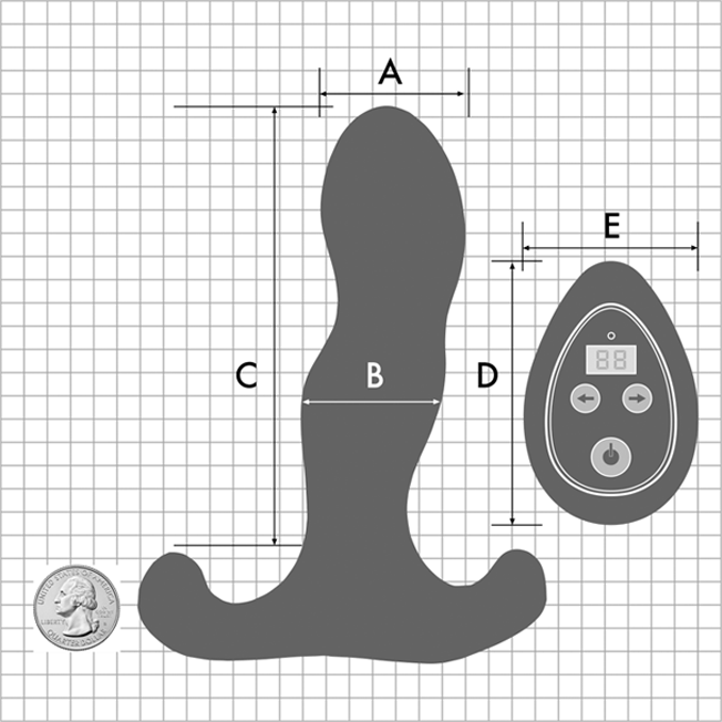 Aneros Vice 2 Vibrating Dual Motor Prostate Massager with Remote Control