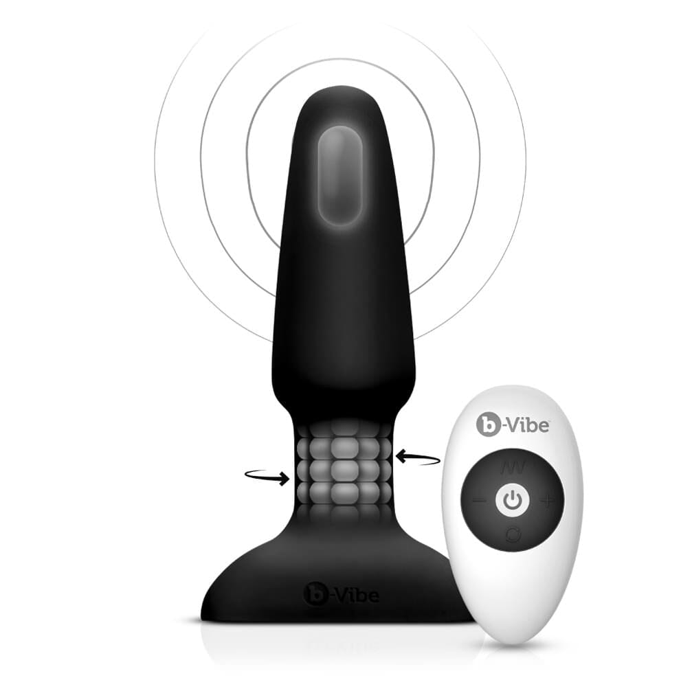 b-Vibe Rimming Plug 2 - Waterproof Remote Control Vibrating Anal Toy