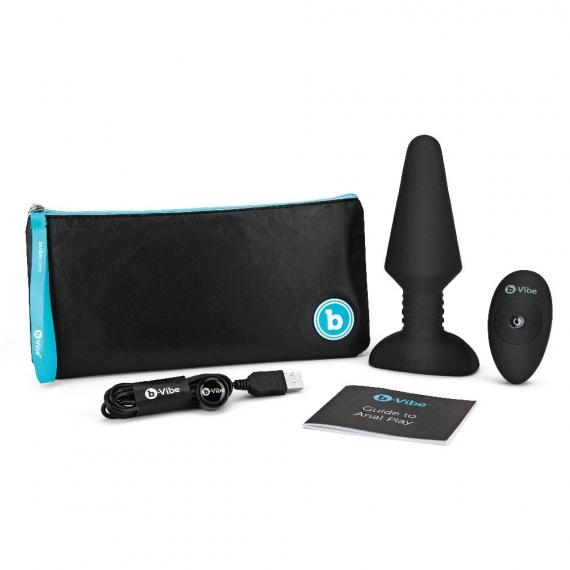 b-Vibe Rimming Plug XL with Rotating Beads