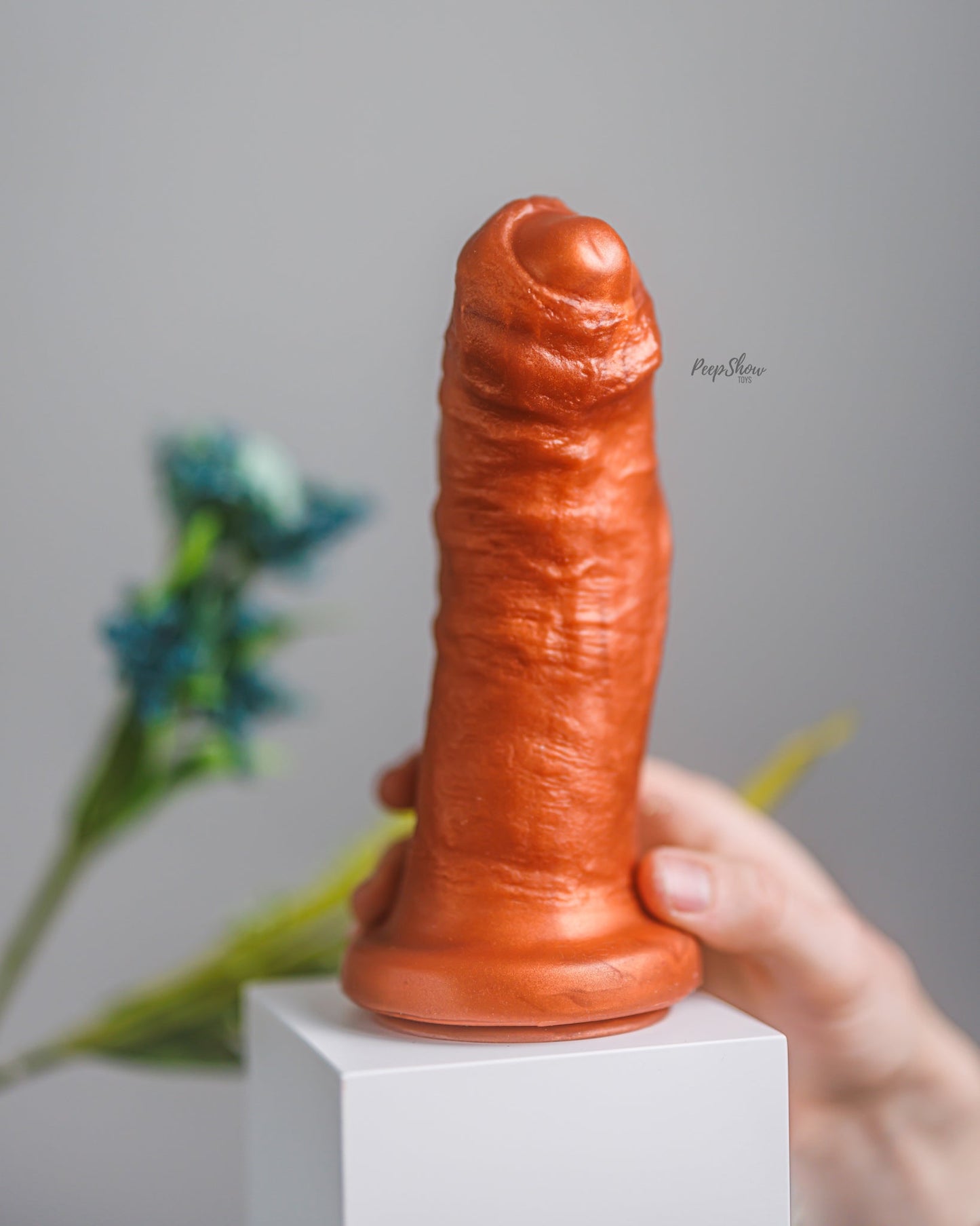 SquarePegToys® Dustin Harness - SuperSoft Silicone Dildo