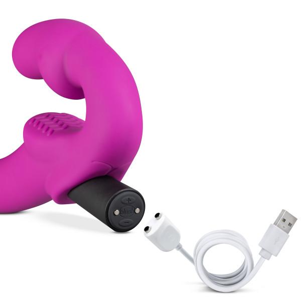 Blush Temptasia Estella Strapless Vibrating Dildo by Blush Novelties