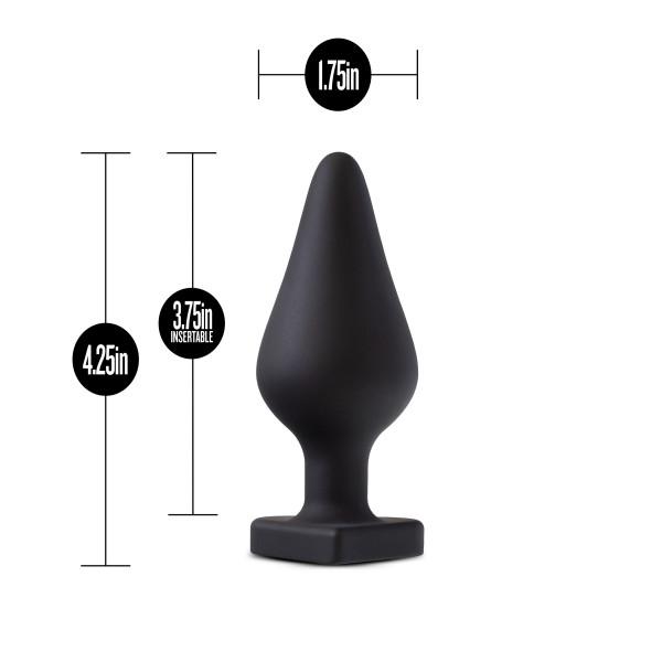 Blush Temptasia Fuck Me Silicone Heart Butt Plug