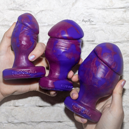Oxballs Honcho Soft Silicone Butt Plug - Blackberry