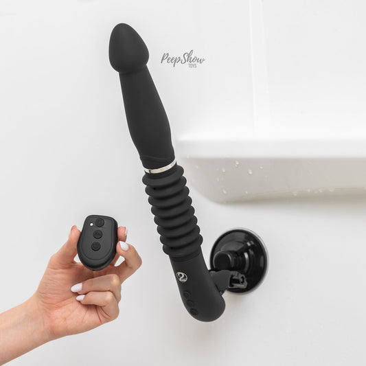RC Fucking Machine - Thrusting Vibrator with Suction Cup & Remote Control