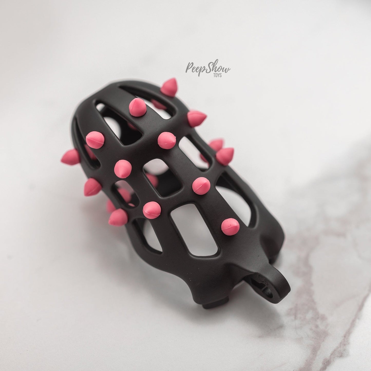 FlexiSpike by CellMate™ Chastity Cage with Reversible Silicone Spikes
