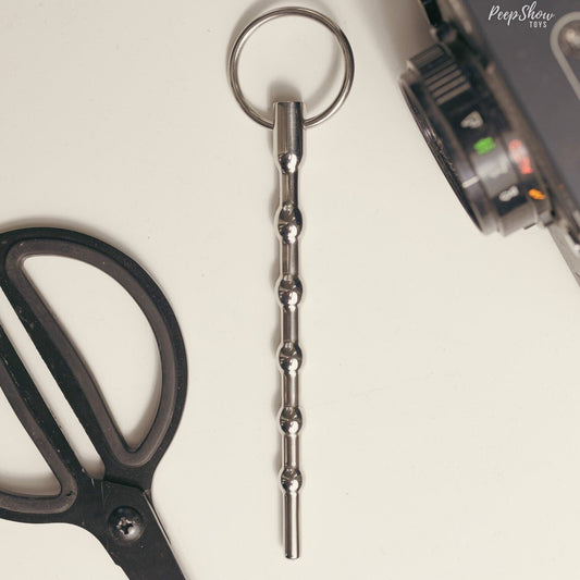 Beaded Urethral Sound, 4.5-Inch Stainless Steel